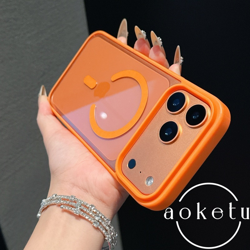 Macaron É Adequado Para Apple 17promax Capa De Telefone Sucção Magnética iPhone 17pro Acrílico Ultrafino 17 Minimalista em Oferta na Shopee