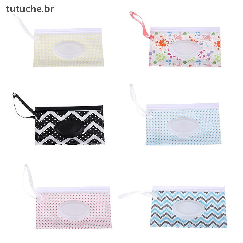 TU Clutch and Clean Wipes Maleta De Transporte Bolsa De Lenços Umedecidos Ecológicos Cosmética BR
