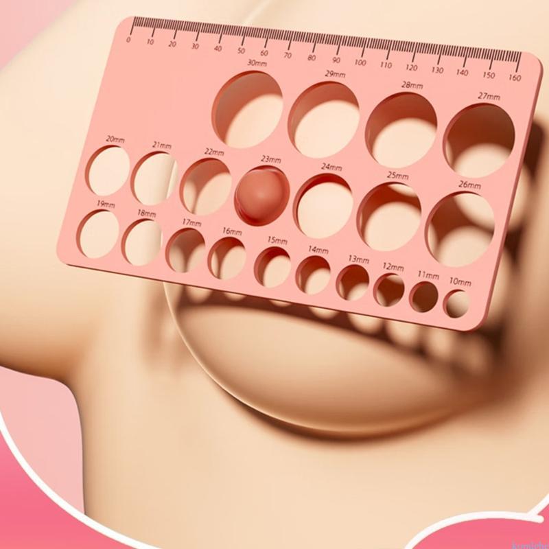 Medidor Medição Régua Mamilo Silicone Para Amamentação Ferramenta Dimensionamento Precisa
