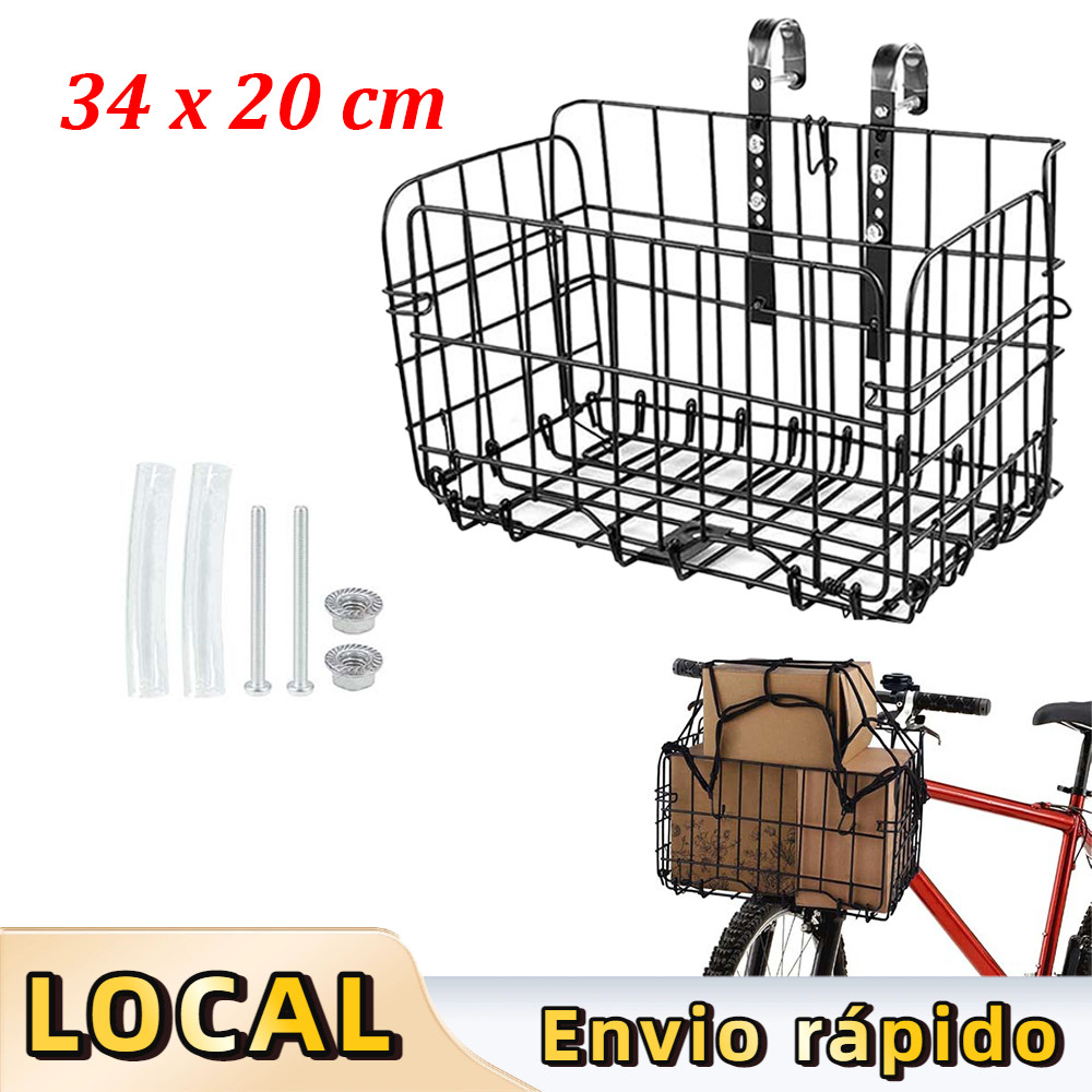 Cesta Cestinha Bike Plegável com Acesso Fácil - Design Prático para Ciclismo Diário e Mercado