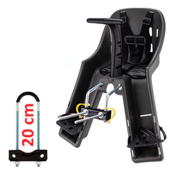 Cadeirinha Infantil Dianteira Para Bicicleta VEGA Kalf Baby Bike Preta Segurança Preto