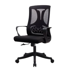 Cadeira de Escritório Diretor Ergonômica Apoio Lombar Mesh Syberflex