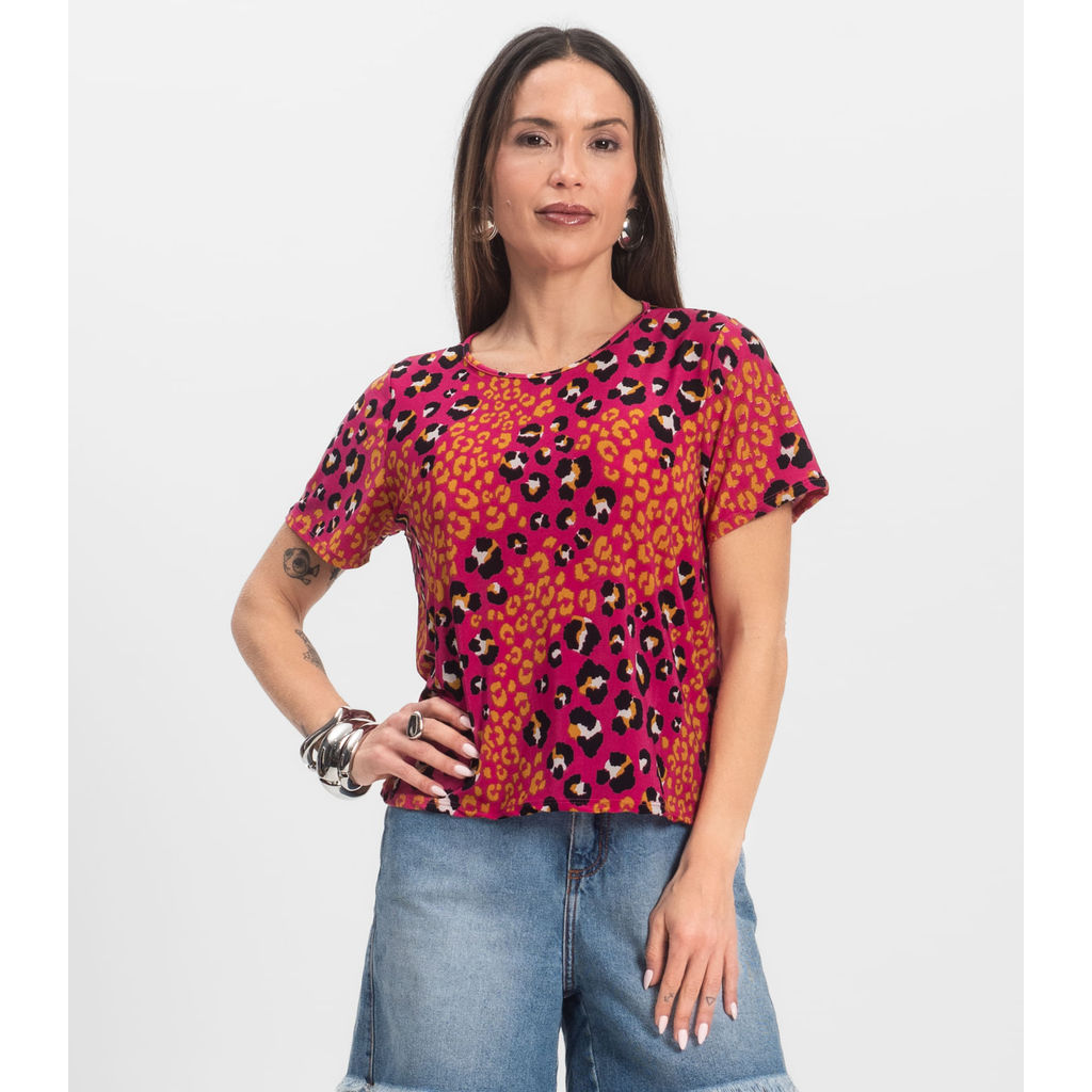 Blusa Feminina Infinita Cor Rosa em Oferta na Shopee