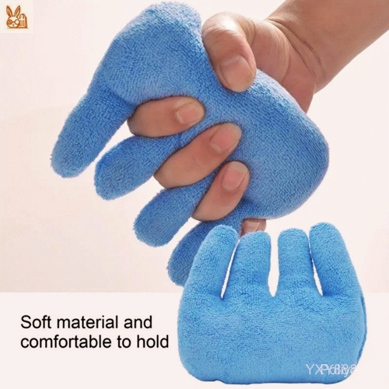 Almofada de recuperação de mãos azul escuro (com separador de dedos) 0561