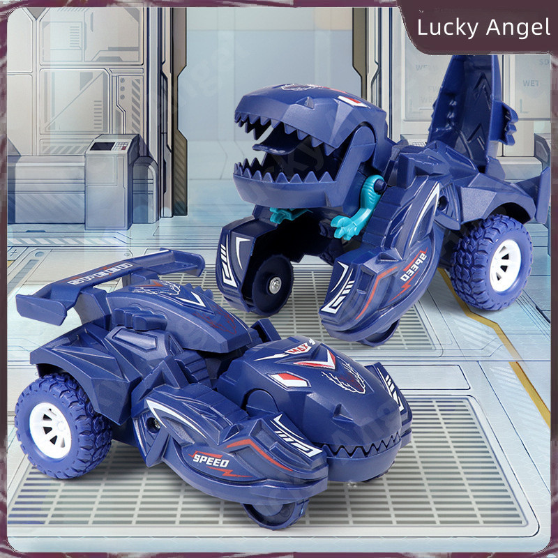 Dinossauro deformação brinquedo modelo menino brinquedo das crianças carro noite mercado tenda brinquedo deformação Anim