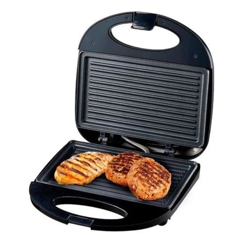 Sanduicheira Grill Elétrica 127v220v 2 Em 1 Antiaderente Prensa 750W Torrador de pão Eletroportáteis