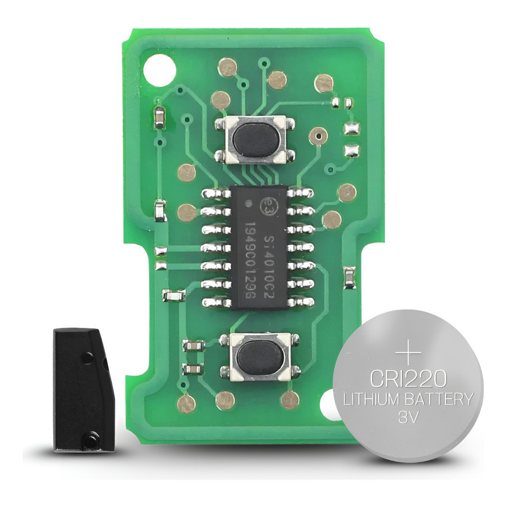 Placa Telecomando 2botões Para Meriva 2002-2012 + T16 + Cr1220