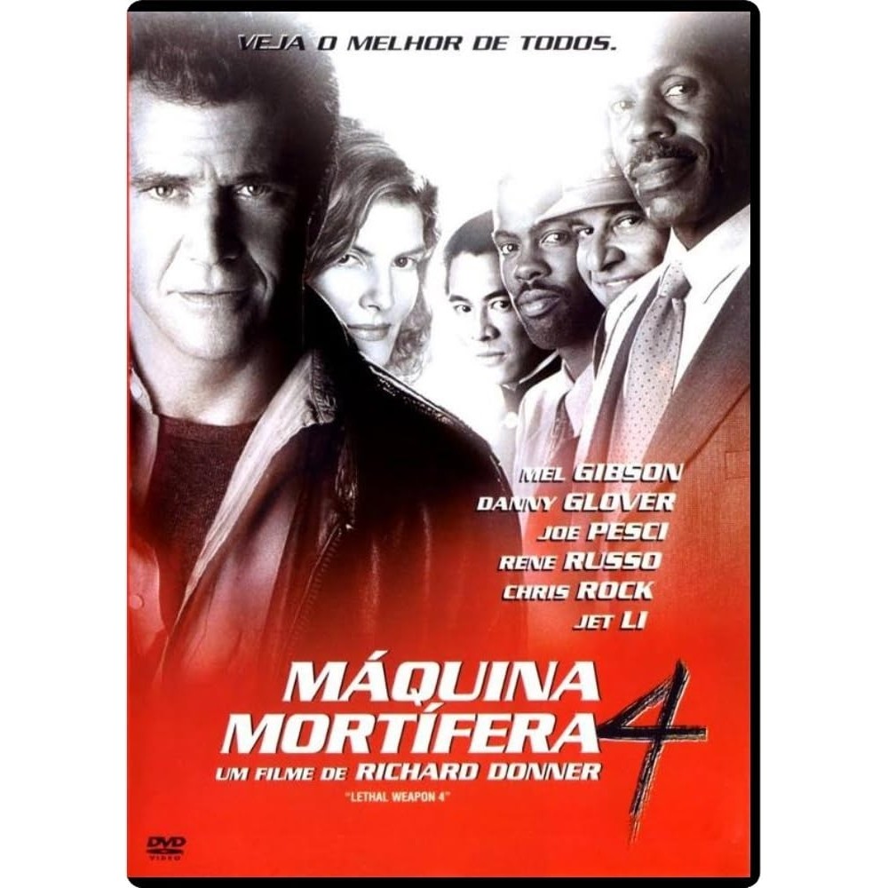 DVD Máquina Mortífera 4 direção Richard Donner