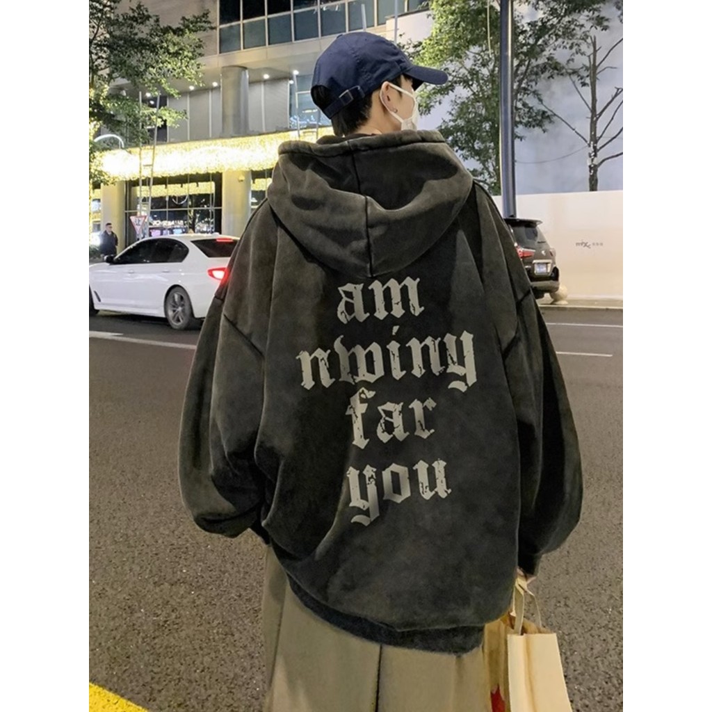 Tamanho grande 150kg europeu americano hiphop moletom com capuz masculino outono inverno street Wear rua americano Retro