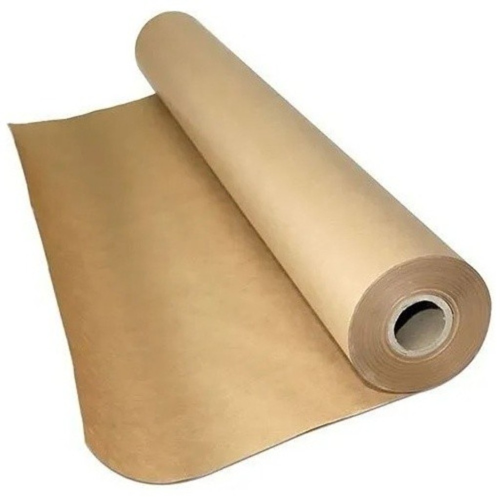 Papel Pardo Semi Kraft Bobina 80cm Embalagem - 250mts semikraft 60cm