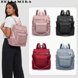 Mochila Antifurto Feminina Bolsa Nylon Impermeável 2 Ajustável Alças, Adequado Para Ir Ao Trabalho E À Escola