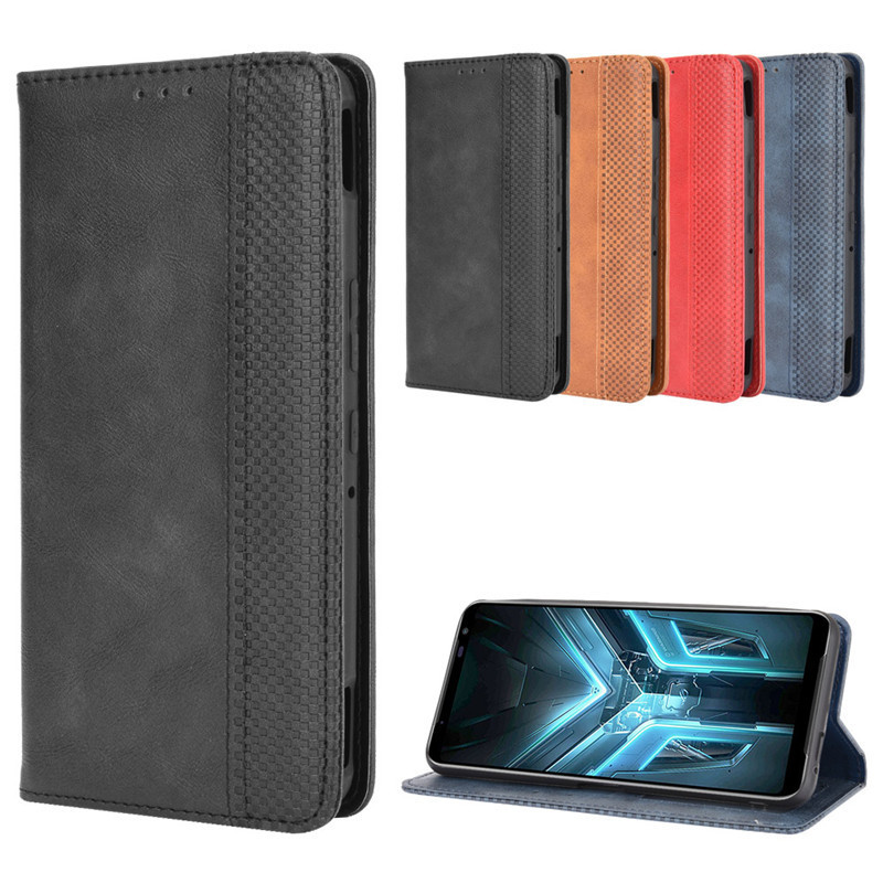 Adequado para Asus Asus ROG Phone 3 ZS661KS Capa de telefone ROG3 Strix Capa de couro magnética Flip