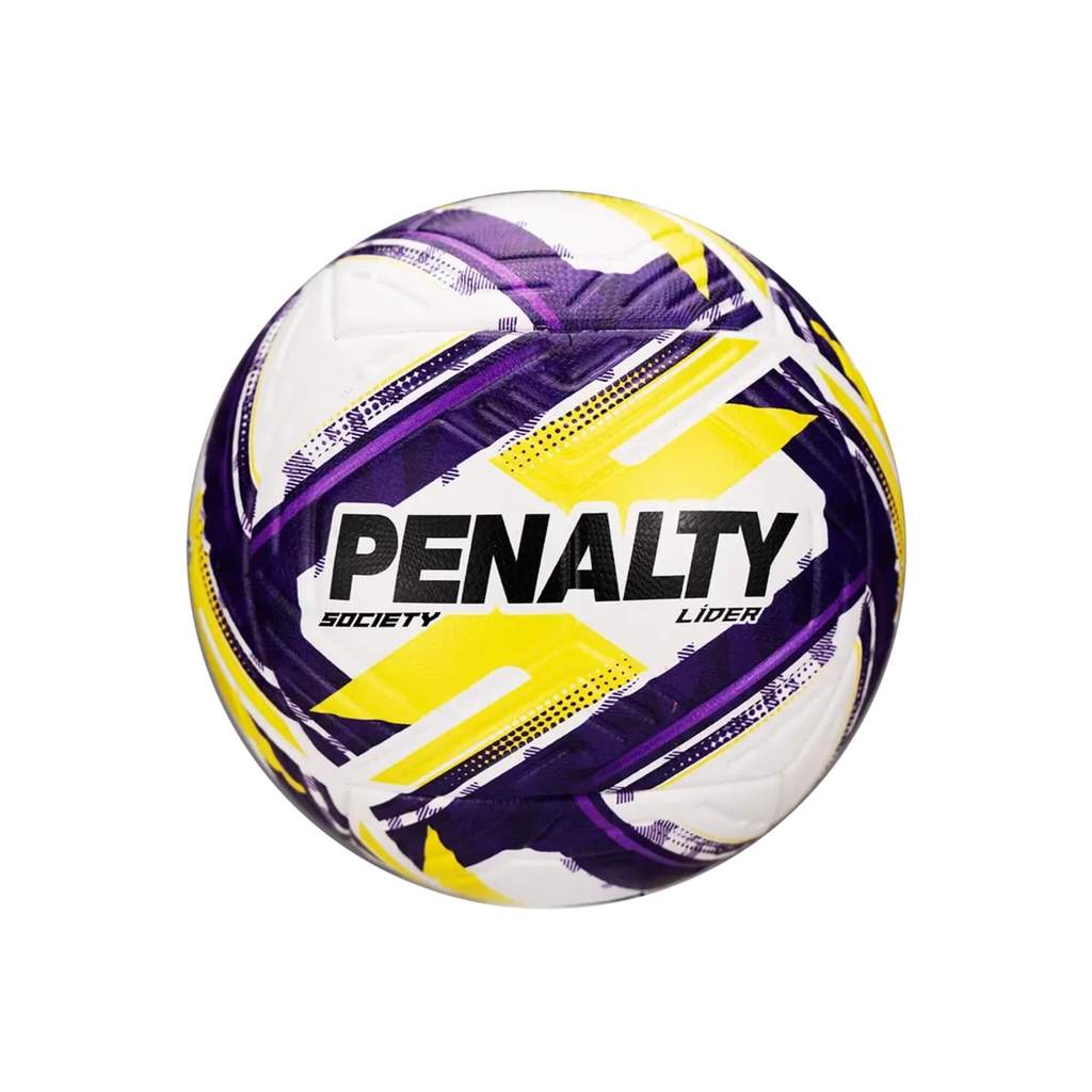 Bola Society Lider XXVI cor Branca e Amarela Penalty - 5214481017-U