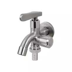 Torneira para area externa de parede Guariba Pingoo - Prata