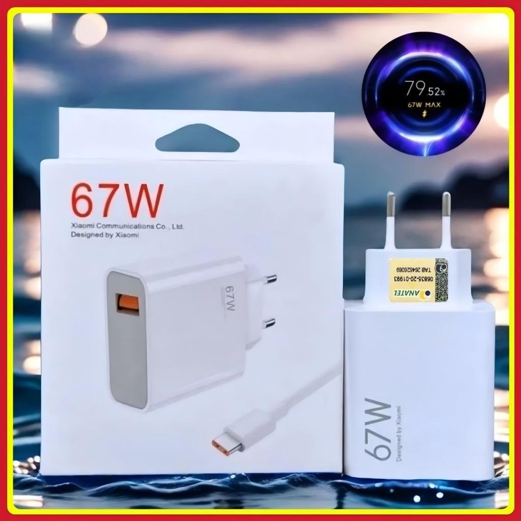Carregador Turbo Power 67W Original  Cabo 6A Usb com Saída Tipo-C