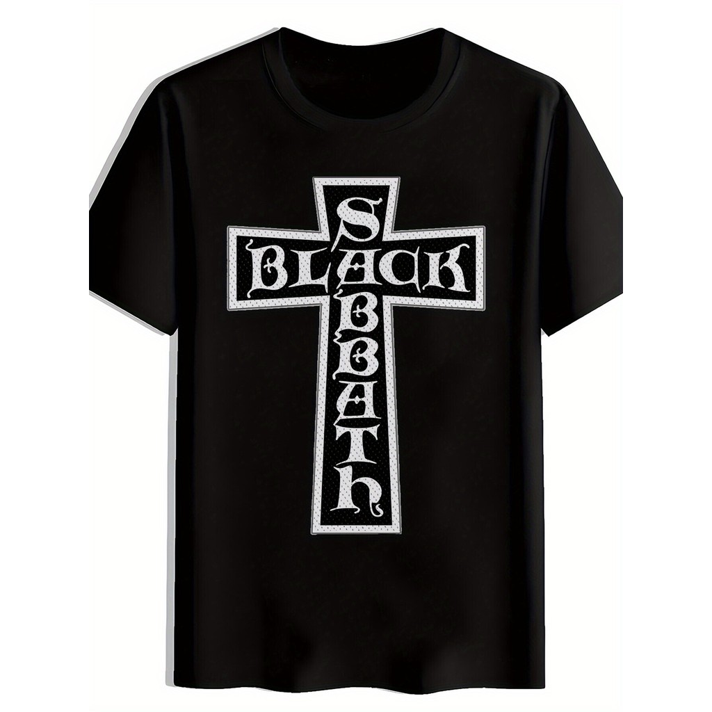 Camiseta Masculina Letter Print Colorido Retrô Estampada Confortável Estilosa Moderna Casual