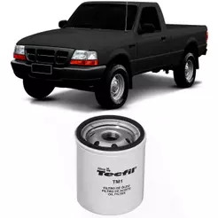 Filtro Óleo Ford Ranger 2.3 2.5 98 A 2019 Tecfil - Psl34m