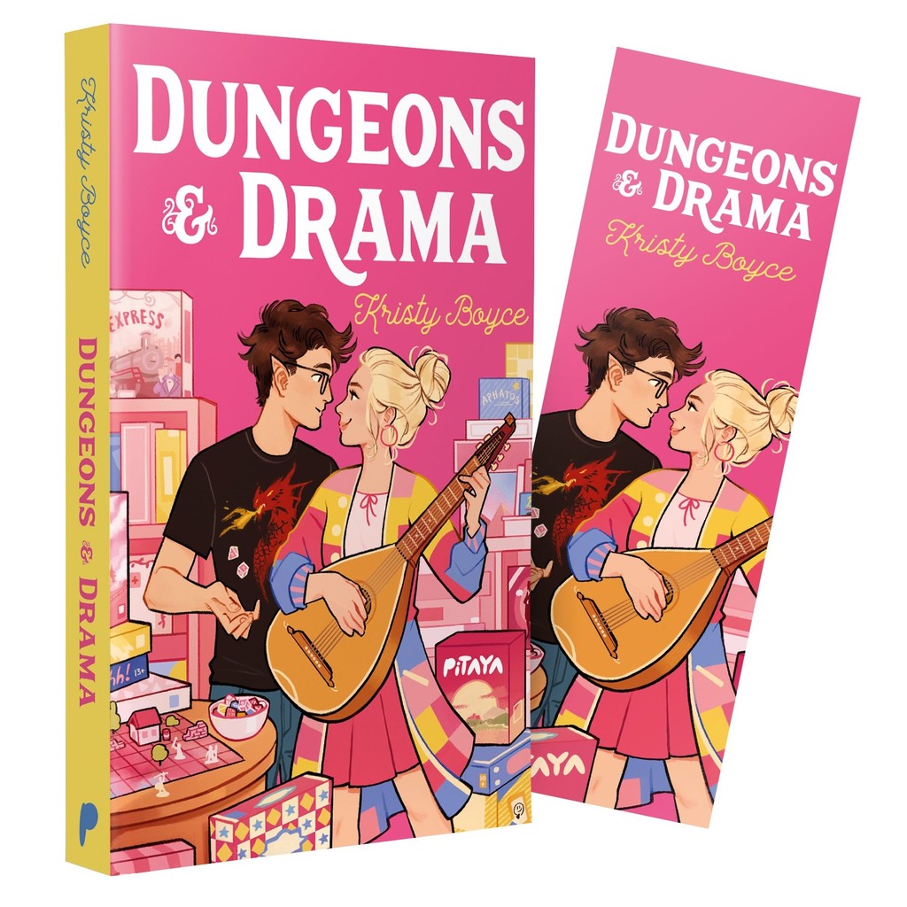 Livro Dungeons & Drama – Um romance geek para fãs de RPG e fake dating - Novo DFP