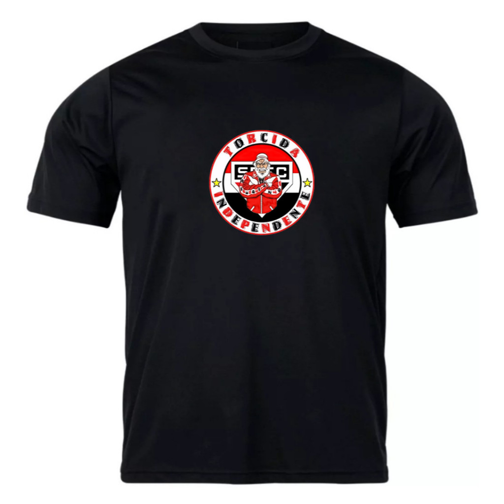 Camiseta Masculina Torcida Independente Gola Redonda Tecido 100% Algodão
