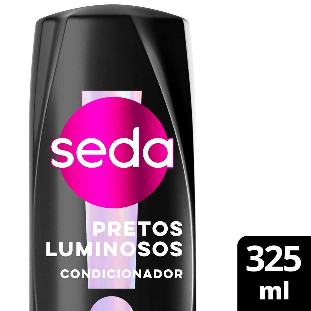 Condicionador Seda Cocriações Pretos Luminosos 325ml em Oferta na Shopee