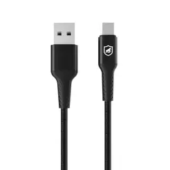 Cabo Nylon Kevlar Tipo C / USB-A - 1,5M - Preto - Gshield