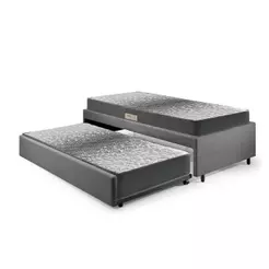 Bicama Box Solteiro 88x188 com 2 Colchões Dual Firm Ecoflex
