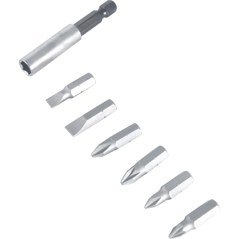 Jogo de Bits/Ponteiras com 7 peças Encaixe Sextavado 1/4'' Vonder