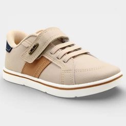 Tênis Infantil Klin Casual Flyer Mini Menino - Bege