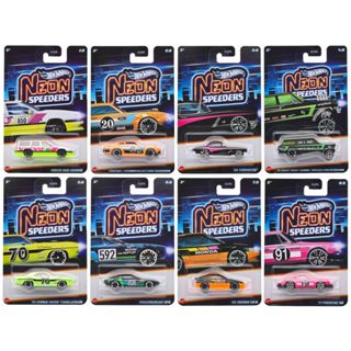 Coleção Completa com 8 Miniaturas Série Neon Speeders Mix F HLH72 - 1/64 - Hot Wheels em Oferta na Shopee