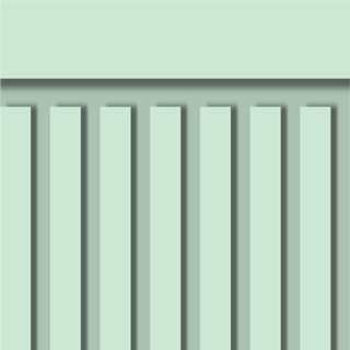 Papel De Parede Adesivo Ripado Verde Menta Com Faixa Para Meia Parede em Oferta na Shopee