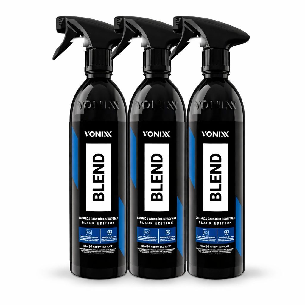 Kit 3 Vonixx Blend Black Edition 500mL em Spray Proteção e Brilho