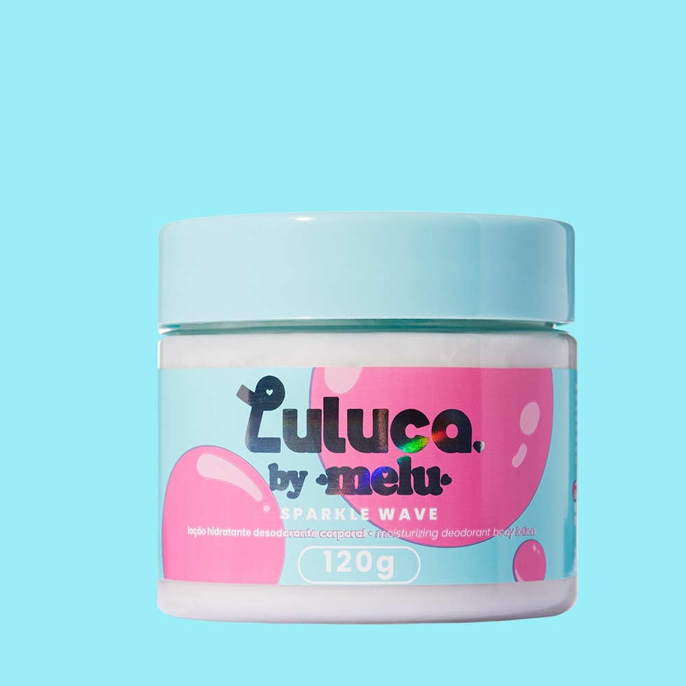 Loção Hidratante Desodorante Corporal Sparkle Wave Luluca - Rrb5002 - Melu