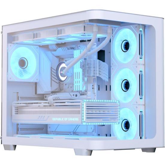 Gabinete Gamer Aerocool ATX P500C Branco Lateral Vidro [F002]