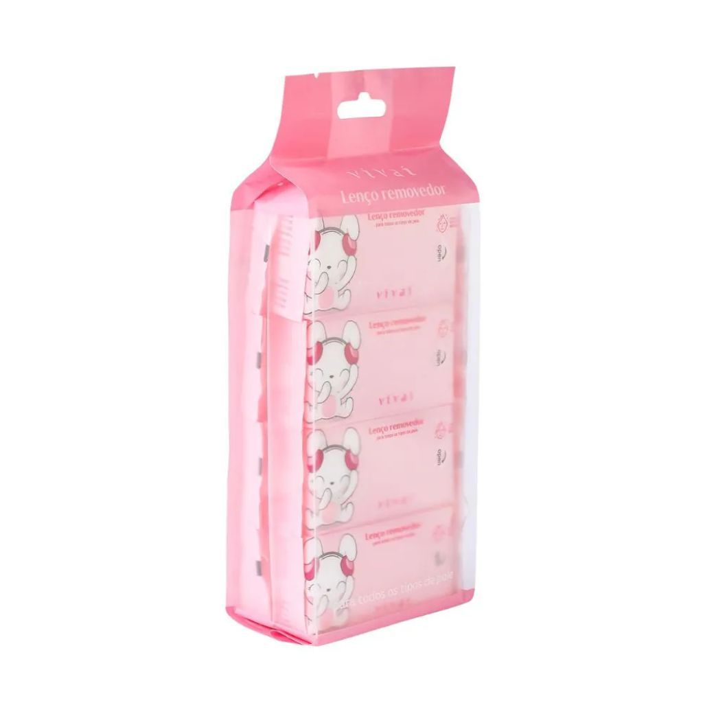 Box c/ 8 Lenço Removedor de Maquiagem Vivai 5071