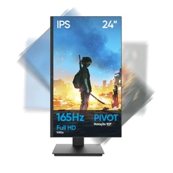 Monitor Gamer Pivot 24" OX Órbita IPS Full HD, 165Hz, HDMI/DisplayPort
