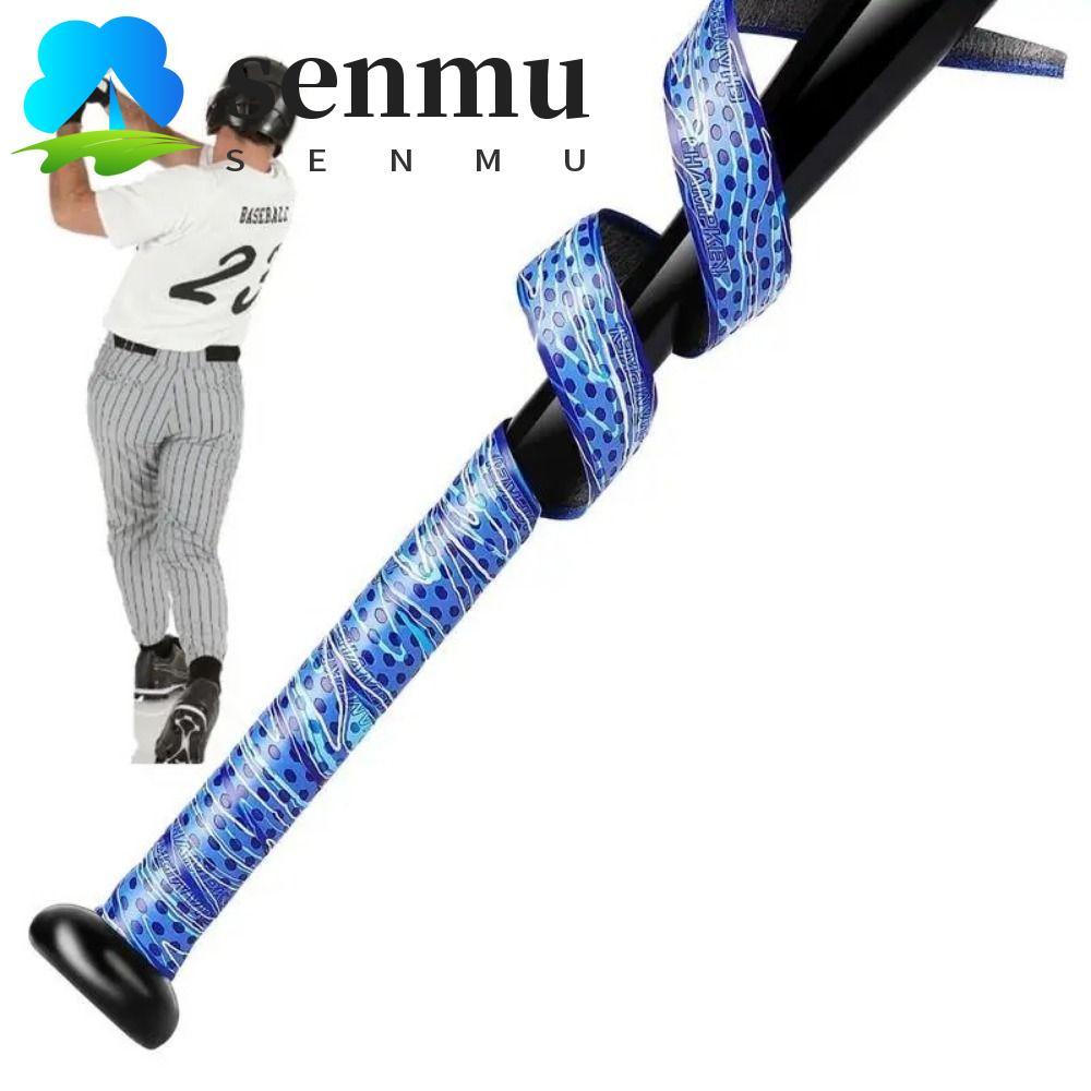 SENMU Fita De Suor De Beisebol , Resistente Ao Desgaste Do Aperto Morcego Das Listras Plutônio , Punho Antiderrapante Da