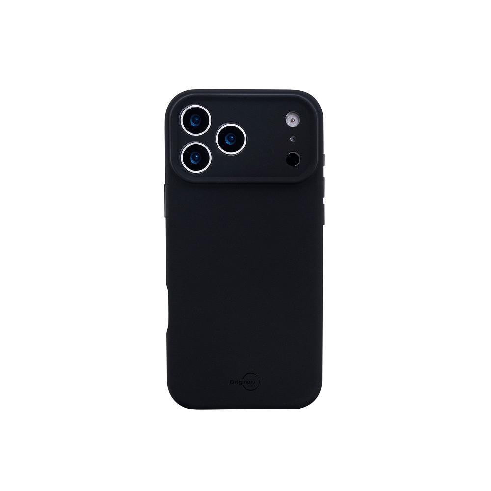 Capa iPhone 17 Pro Max Silicone Com Proteção de Câmera Originais iPlace, Preto