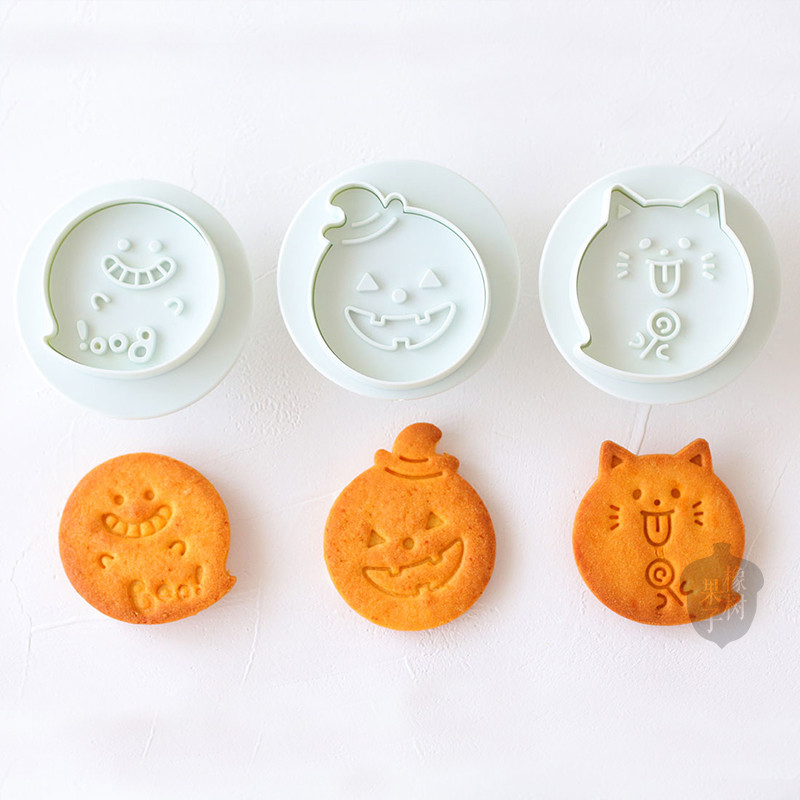 Japão japão COTTA novo estilo japonês dos desenhos animados Halloween biscoito molde múmia coruja tridimensional molde s
