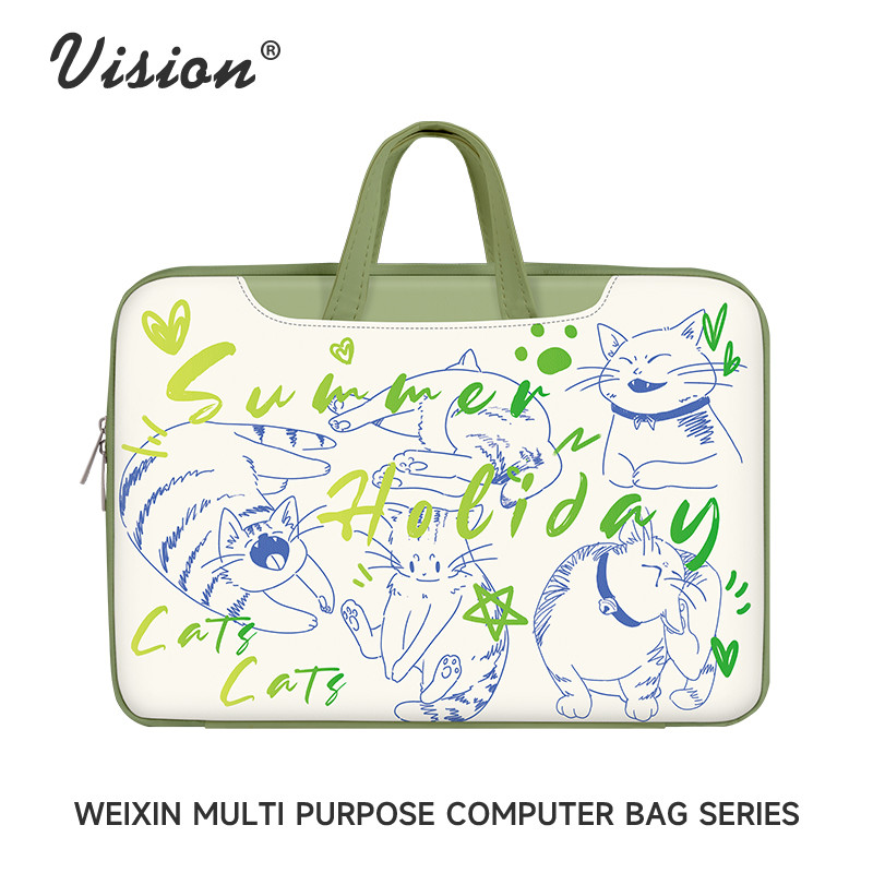Bolsa para Laptop Graffiti Cat portátil adequada para Apple macbook 15: 20 cm Xiaoxin air13.3 Huawei matebook Lenovo Fem