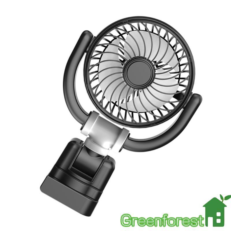 greenfor Ventilador Ventilação Para Carro Alimentado Por USB Ajuste Flexível E Design Elegante Viajantes Ajustáve