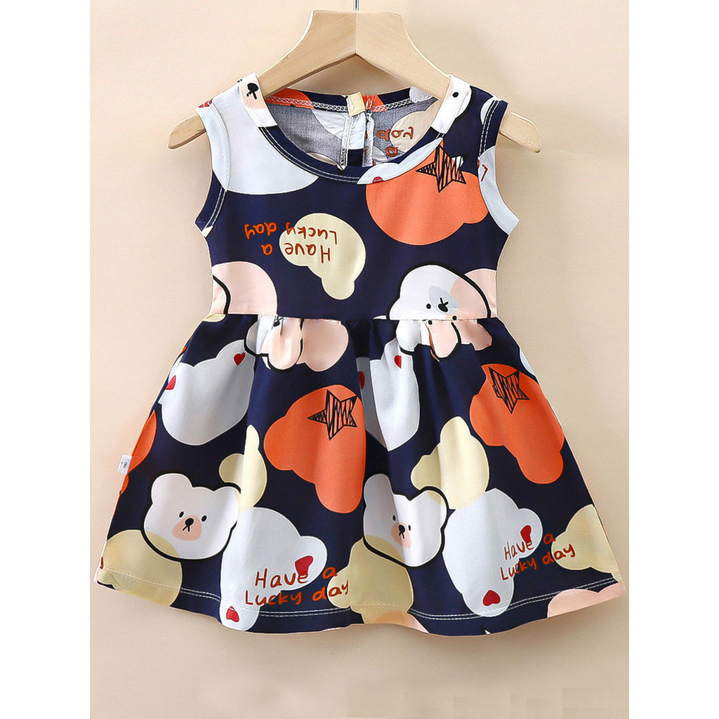 Feminino vestido de bebê algodão Artificial estilo ocidental crianças algodão saia de seda menina bebê menina colete sai