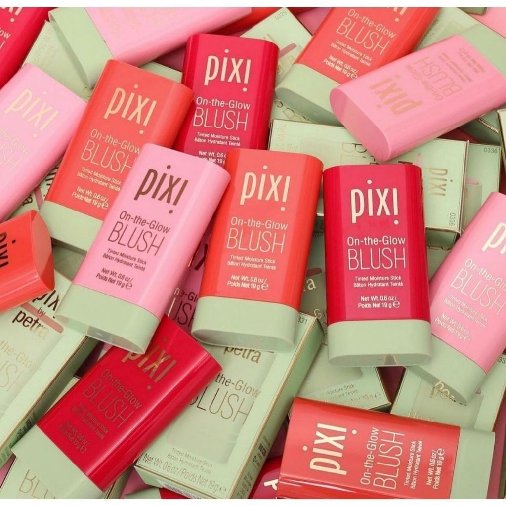 Pixi On The Glow Blush Stick 19g – Bastão Facial Hidratante com Efeito Glow e Fácil Aplicação em Oferta na Shopee
