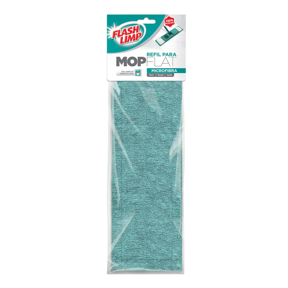 Refil Mop Flat Flash Limp Limpeza RMOP7633