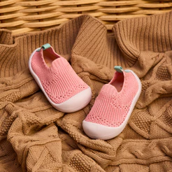 Tênis Infantil Menina Meu Primeiro Kidy Meia Confortável Calce Fácil Aprendendo a Andar Baby