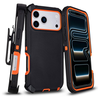 Capa Defender À Prova De Choque Com Clipe Para Cinto De Transporte iPhone Air 16E 17 16 15 14 Plus 13 12 Mini 11 Pro XR em Oferta na Shopee
