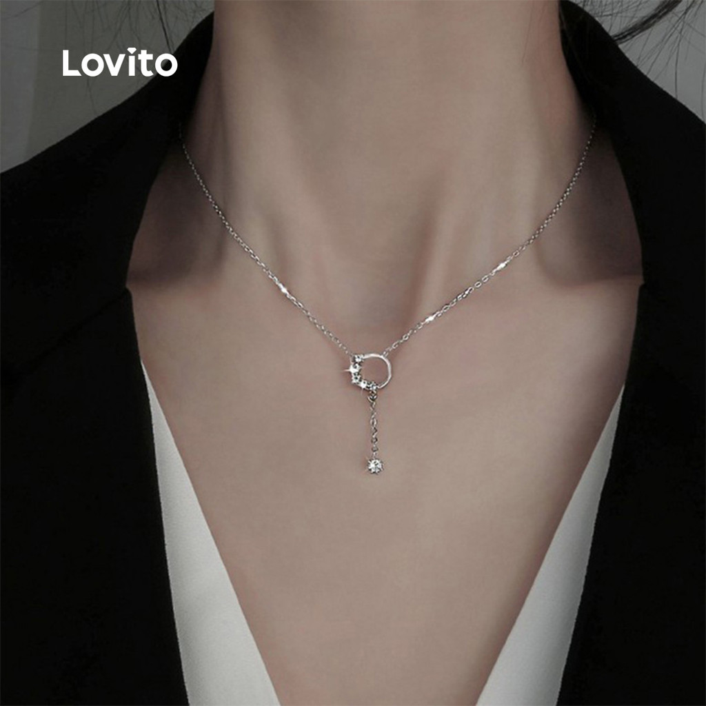 Lovito Colares de corrente LCS31A4 em Oferta na Shopee