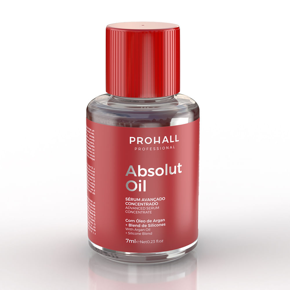 Detalhes do Óleo Reparador De Pontas Prohall Sérum Absolut Oil 7ml