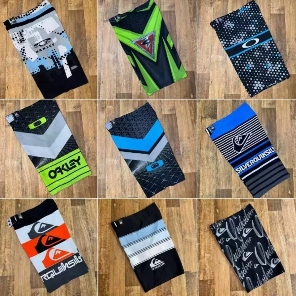 Kit com 2 e 5 Bermudas Tactel Elastano Masculina com Bolsos – Envio Rápido 24h em Oferta na Shopee