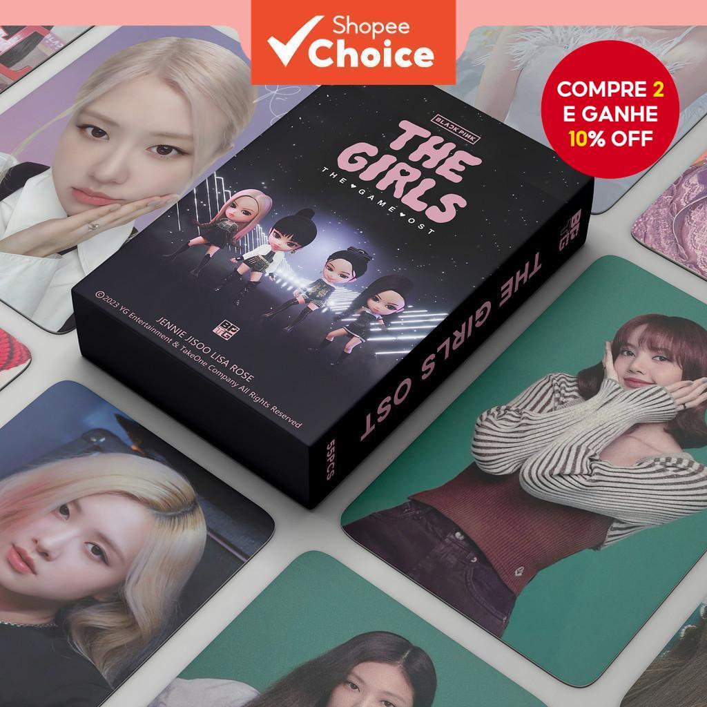 LINXX 55 Pcs BLACKPINK THE GAME Álbum Lomo Card Kpop Photocards Série Cartões Postais em Oferta na Shopee