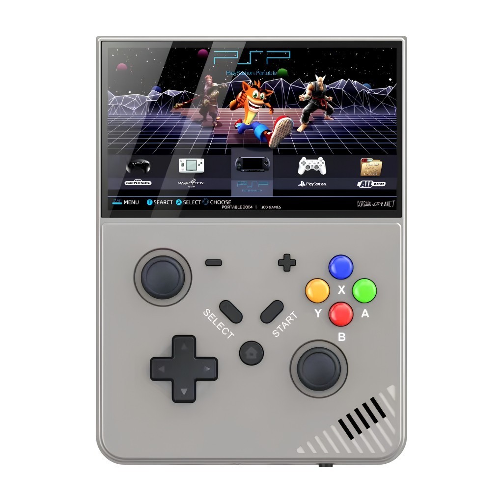 R43-pro Retro Portable Game Console   4K Display  64GB Storage  Compatible with Over 20,000 Games